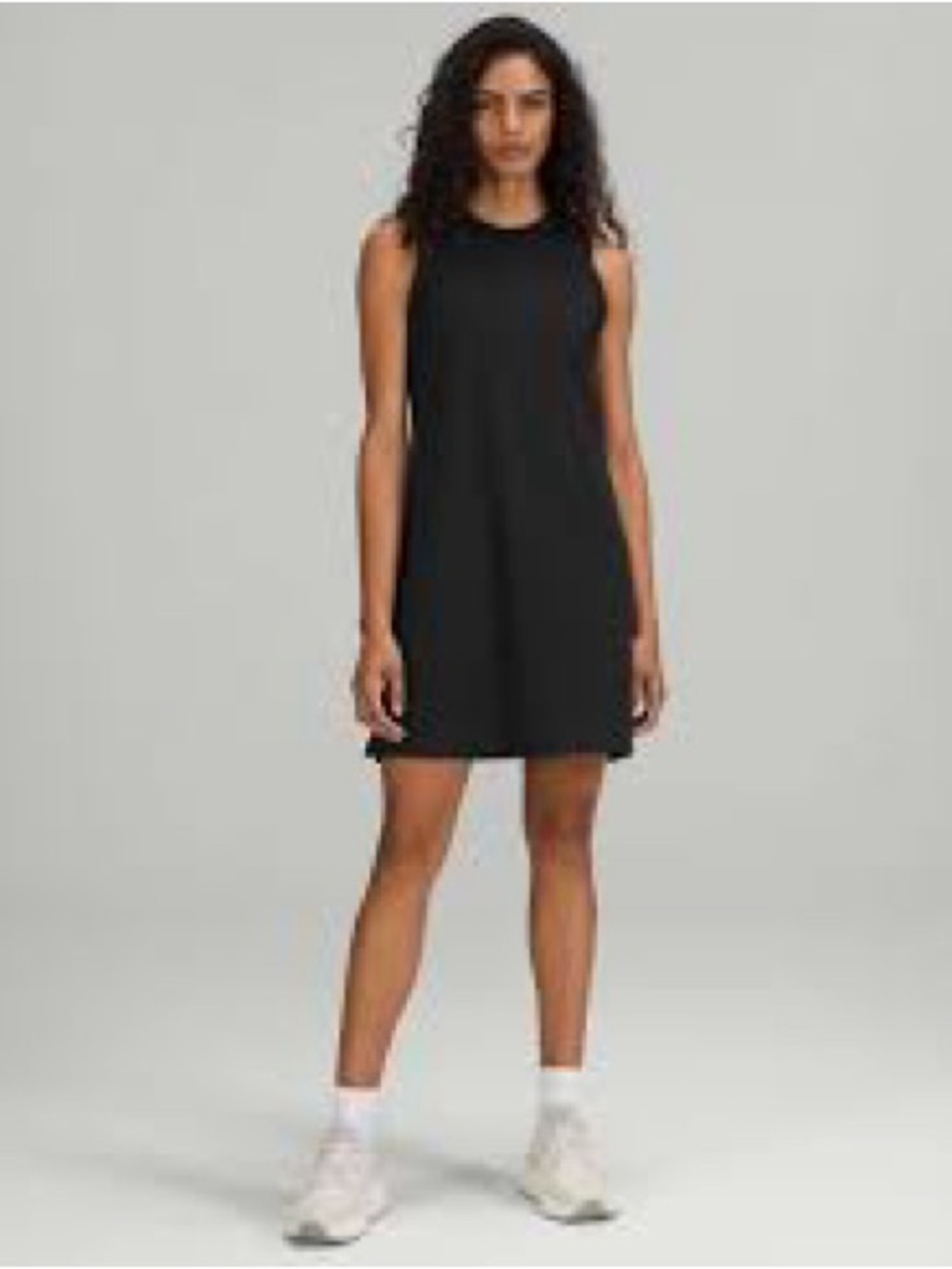 Lululemon Classic-Fit Cotton-Blend Dress. Size 10.  Black.